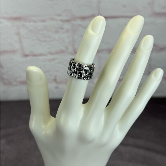 Christian Dior Oblique Trotter 2 Cocktail Ring 6 - Picture 2 of 6
